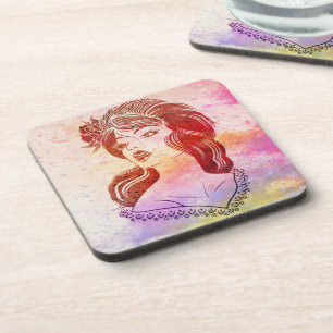 Porta-copo Pasta de Bebidas Femininas