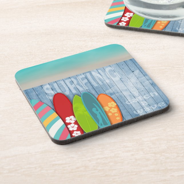 Porta-copo Pasta de bebidas surfboards (Left Side)