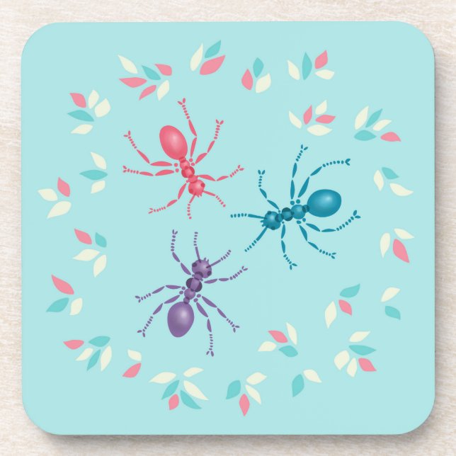 Porta-copo Pastel Ants Insect Lover (Frente)