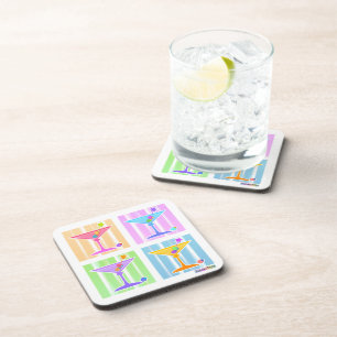 PORTA-COPO PASTEL POP ART MARTINIS
