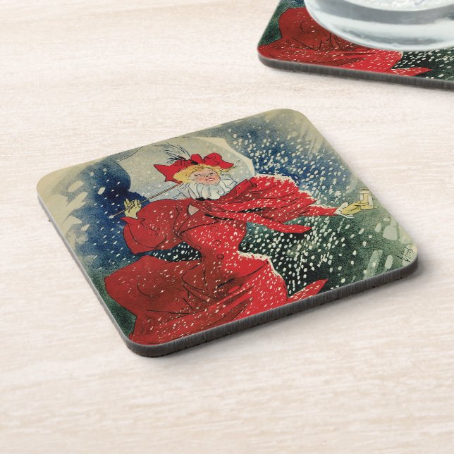 Porta-copo Pastilhas Antigas Art Nouveau Geraudel para Tosse (Left Side)