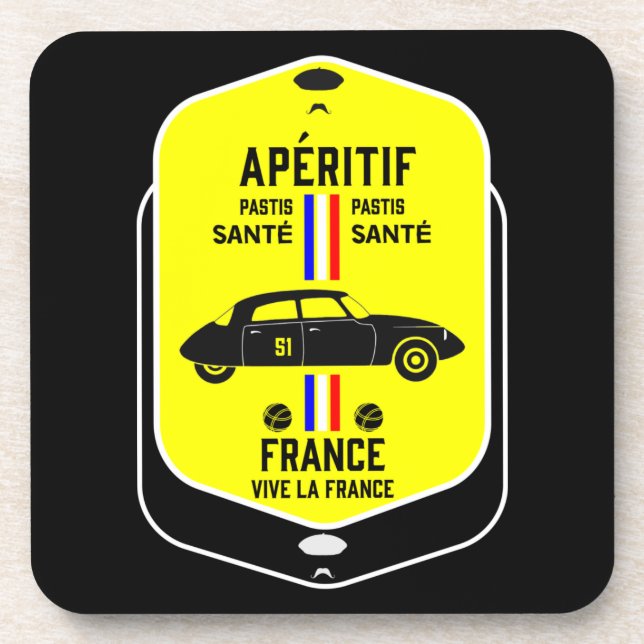 Porta-copo Pastis de Marselha França (Frente)