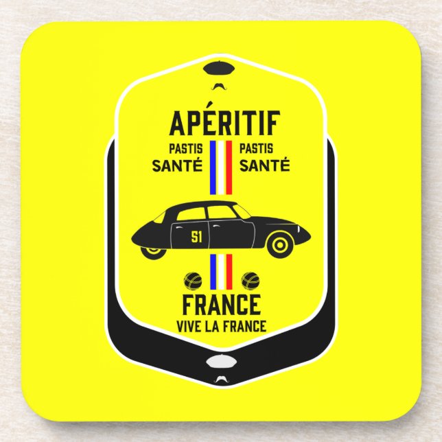 Porta-copo Pastis de Marselha França (Frente)