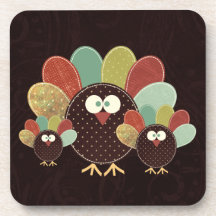 Patchwork Turkey Family of Three Thankaking