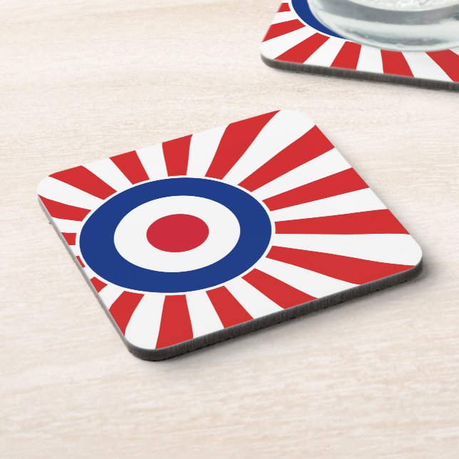 Porta-copo Patinete-Alvo de Mods de Roundel Vibrant JAPAN (Left Side)