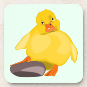 Porta-copo Pato Amarelo Cinto