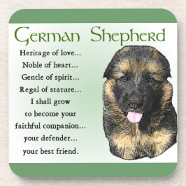 Porta-copo Patrimônio german shepherd do Amor