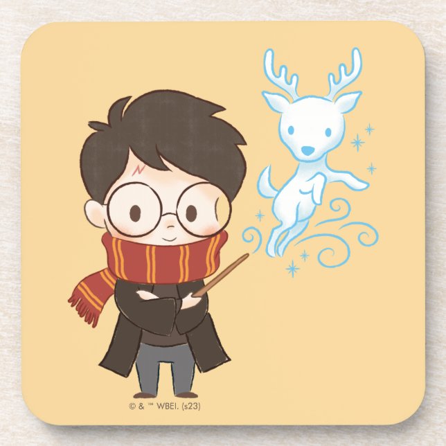 Porta-copo Patronus Chibi HARRY POTTER™ (Frente)