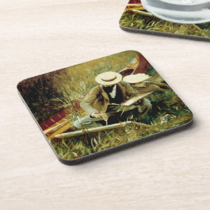 Porta-copo Paul Helleu Desenho com sua Esposa