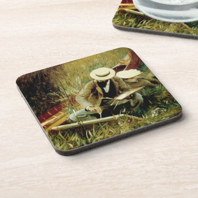 Porta-copo Paul Helleu Desenho com sua Esposa (Left Side)