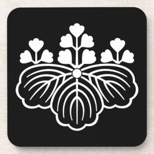 Porta-copo Paulownia sombreado com flores 5&3