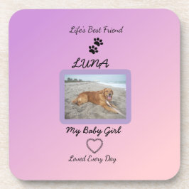 Porta-copo Pawprint de Amor Diário Pet