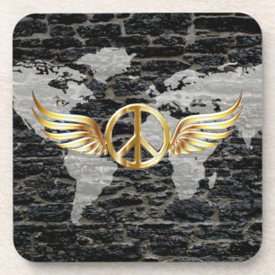 Porta-copo Paz mundial