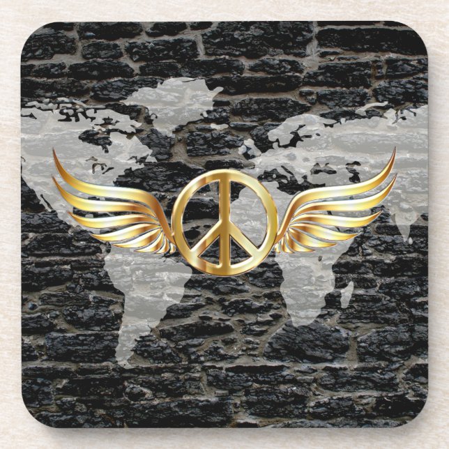 Porta-copo Paz mundial (Frente)
