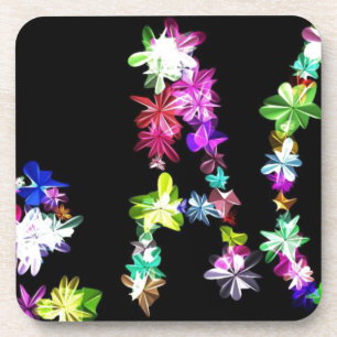 Porta-copo "PAZ" na Impressão de Arte das Flores