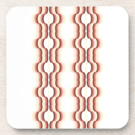 Porta-copo Peach Wave Symmetry