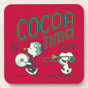 Porta-copo Peanuts Snoopy & Linus Cocoa Time
