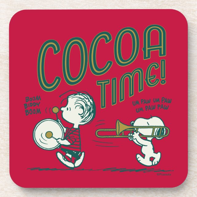 Porta-copo Peanuts | Snoopy & Linus Cocoa Time (Frente)