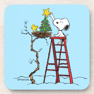 Porta-copo Peanuts   Snoopy & Woodstock Christmas Tree