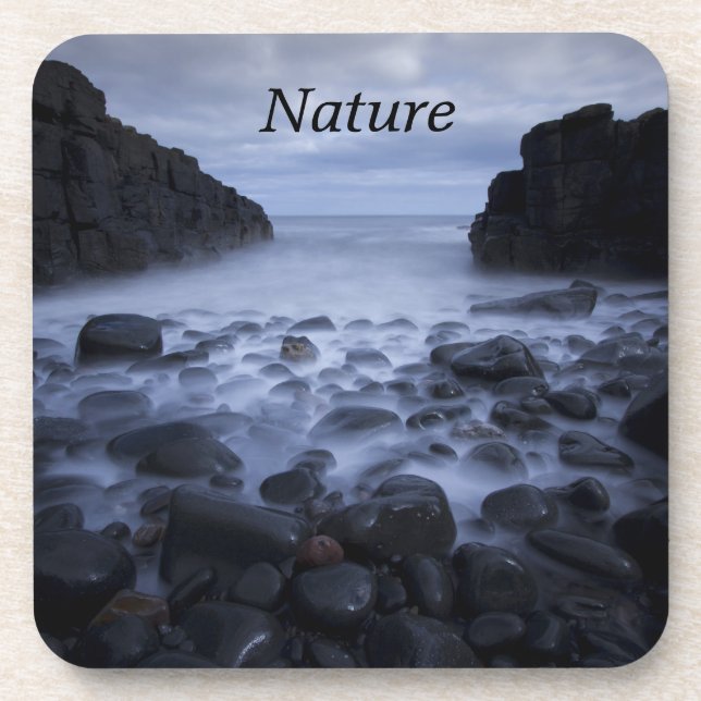 Porta-copo Pebolhas e Rochas ao longo da costa oceânica (Frente)