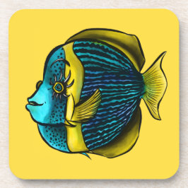 Porta-copo Peixes Engraçados Marinha Aquática Sob O Mar Crian