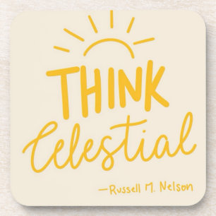 Porta-copo Pense Celestial