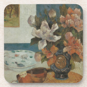 Porta-copo Peônias Chinesas e Bandolim por Paul Gauguin