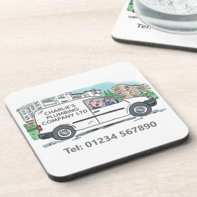 Porta-copo Pequena empresa com nome na empresa Van (Criador carregado)