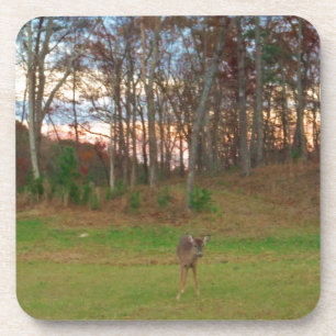 Porta-copo Pequeno Veado e Sol Rosa