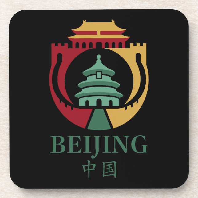 Porta-copo Pequim China Ásia (Frente)