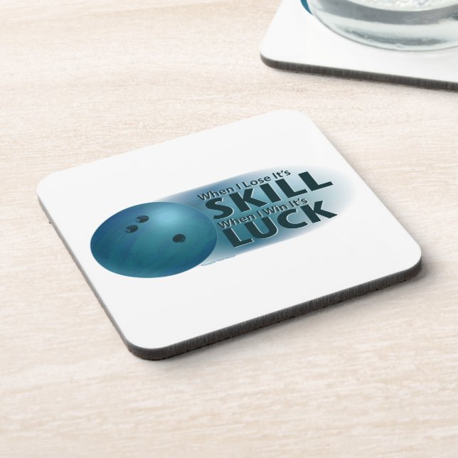 Porta-copo Perder Skill Ganha Boliche Sorte Azul (Left Side)