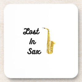 Porta-copo Perdido em Sax com saxofone