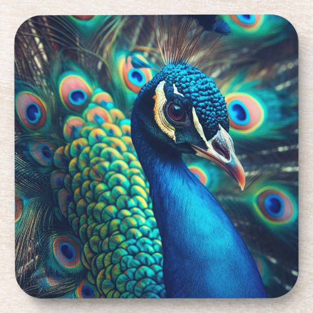 Porta-copo Perfil Peacock (Frente)