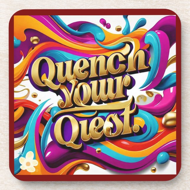 Porta-copo "Perseguir Excelência" (Frente)