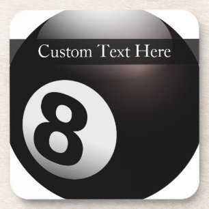 Porta-copo Personalizado 8 bilhar da bola