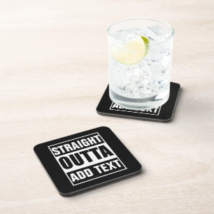 Porta-copo Personalizado Straight Outta Adicione Seu Próprio