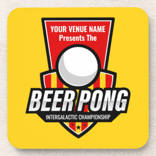 Porta-copo Personalize Este Logo de Beer Pong