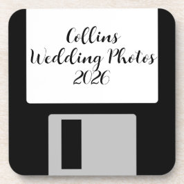 Porta-copo Personalize Fotos de Casamento Suporte de Disco Fl