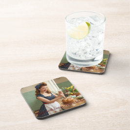 Porta-copo Personalized Easter Pin-Up Kitchen Drink Coaster