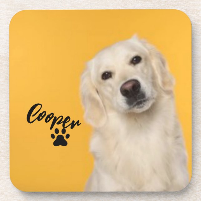 Porta-copo Personalized Pet  Photo Dog Lover with Photo (Frente)