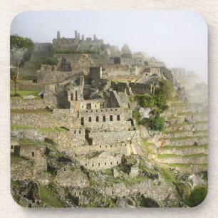 Porta-copo Peru, Machu Picchu. A antiga cidadela de Machu