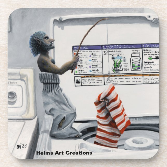 Porta-copo Pesca Criminal Fantástica Arte Portas copos Plásti (Frente)