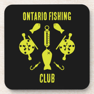 Porta-copo Pesca do salmão canadiano