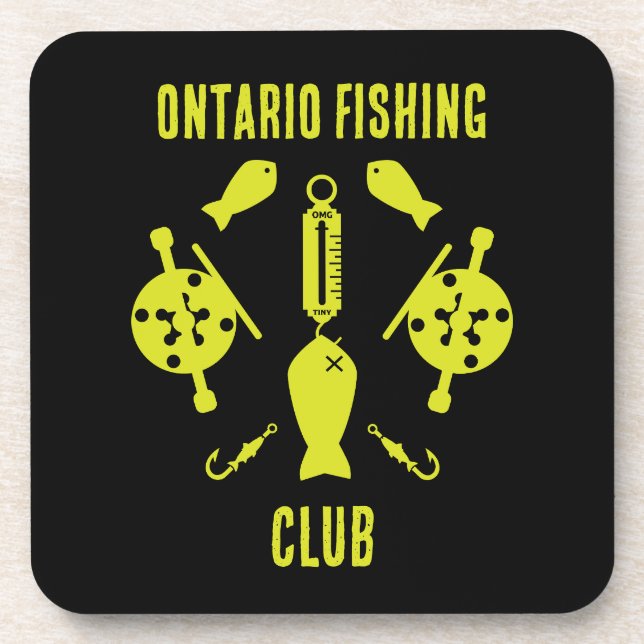 Porta-copo Pesca do salmão canadiano (Frente)