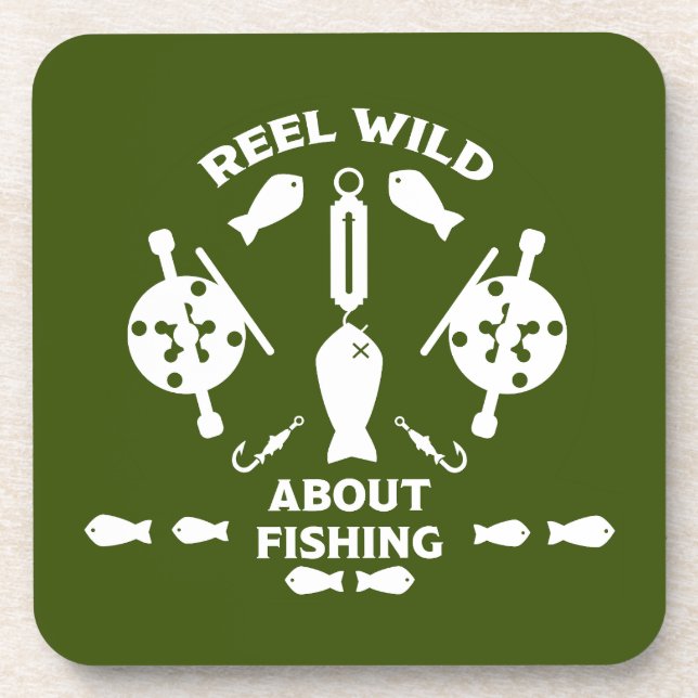 Porta-copo Pesca do salmão no Canadá (Frente)