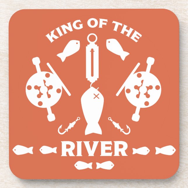 Porta-copo Pesca do salmão no Canadá (Frente)