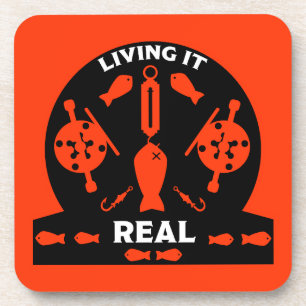 Porta-copo Pesca do salmão selvagem