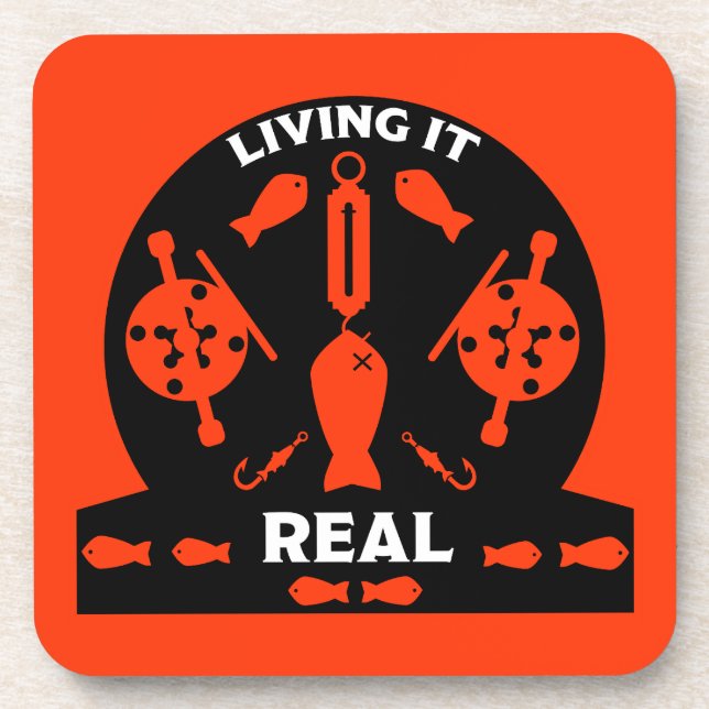 Porta-copo Pesca do salmão selvagem (Frente)