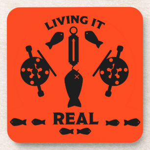 Porta-copo Pesca do salmão selvagem