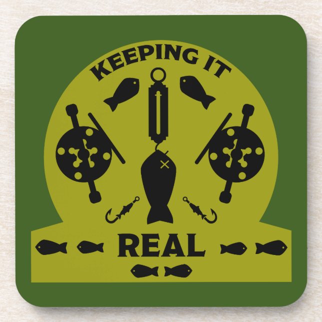 Porta-copo Pesca em rio selvagem (Frente)